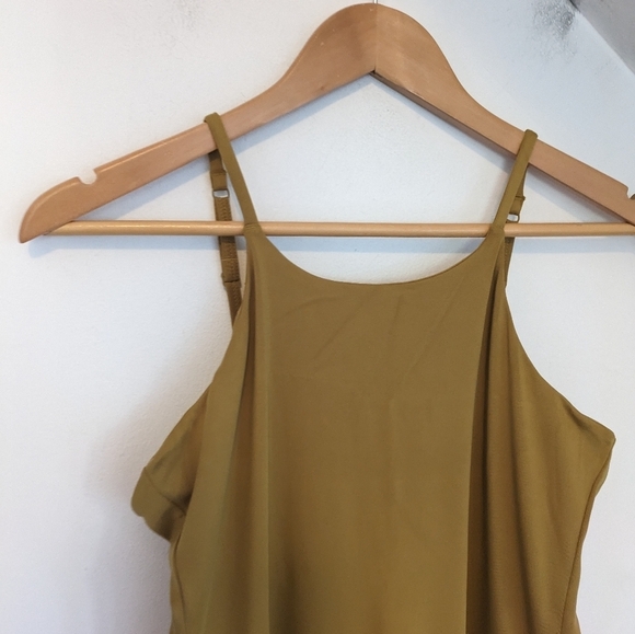 Girlfriend Collective Mustard Mini Dress - Picture 3 of 9